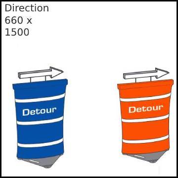 Direction 660 x 1500