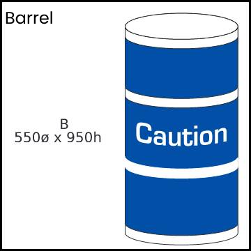 Barrel 550 x 950