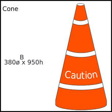 Load image into Gallery viewer, Cone 380 x 950
