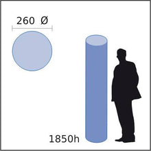 Load image into Gallery viewer, Small Round 1850h &lt;br&gt; Ref: SR15000
