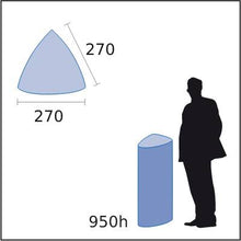 Load image into Gallery viewer, Small Round Triangle 950h &lt;br&gt; Ref: RT32000
